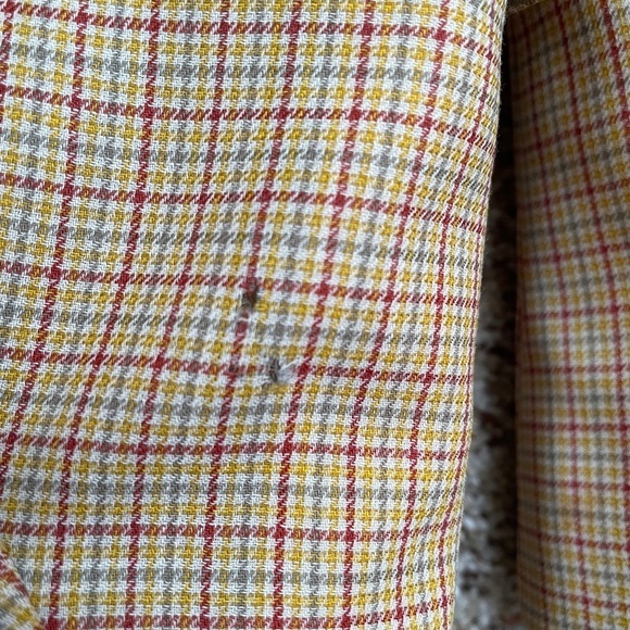 Blu Scuro Men’s 2 Button Wool and Nylon Checked Blazer European Sz 50R US Sz 40 - Picture 12 of 12